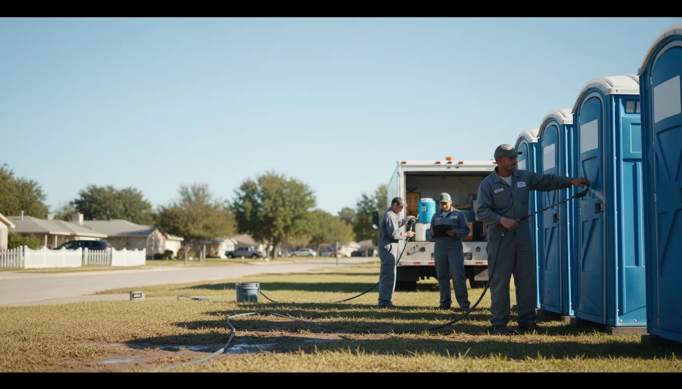 Long-Term Portable Toilet Rental in D Hanis, TX near me